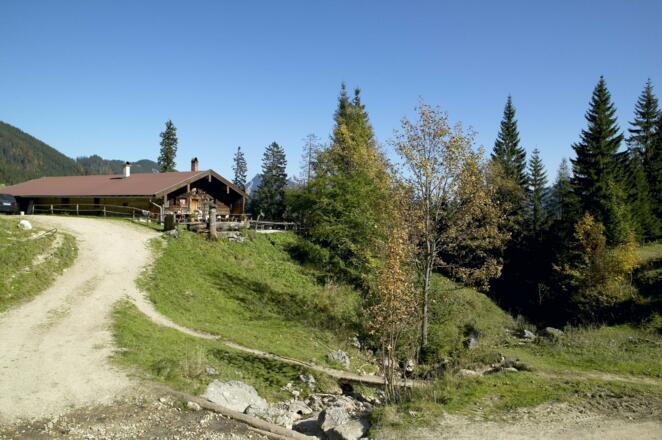 die letzten paar Meter zur wohlverdienten Brotzeit