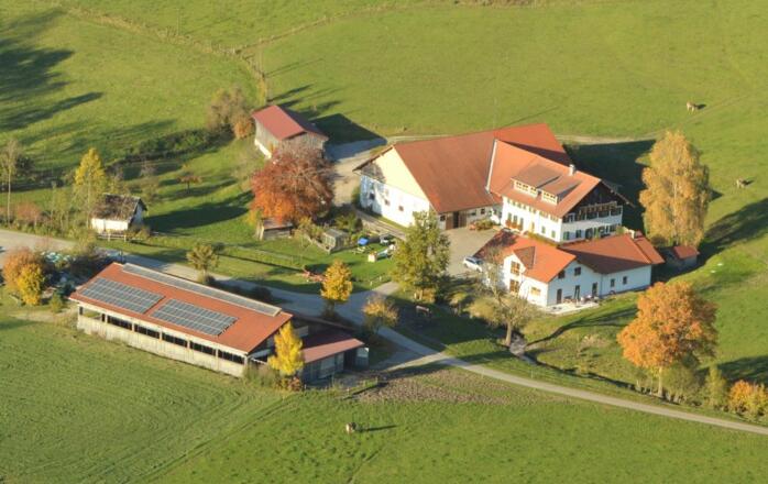 Luftaufnahme vom Mühlenhof