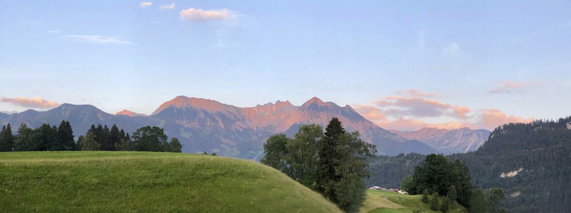 Blick von Grundstück, Haus Anton Obermaiselstein