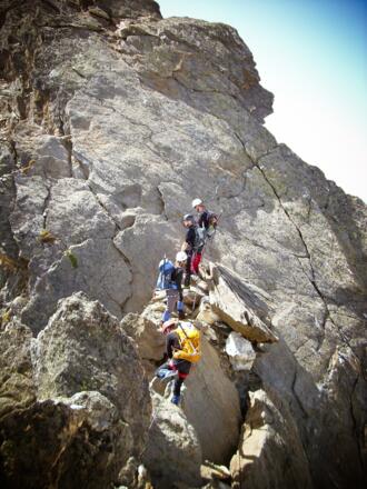 Klettersteig am Gipfelkamm