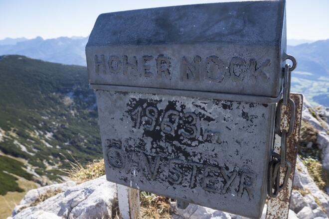 Hoher Nock Gipfelbuch