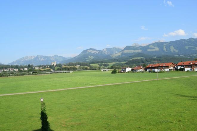 grüne Wiesen so weit das Auge reicht