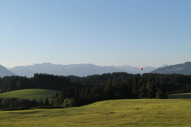 Ausblick direkt am Haus