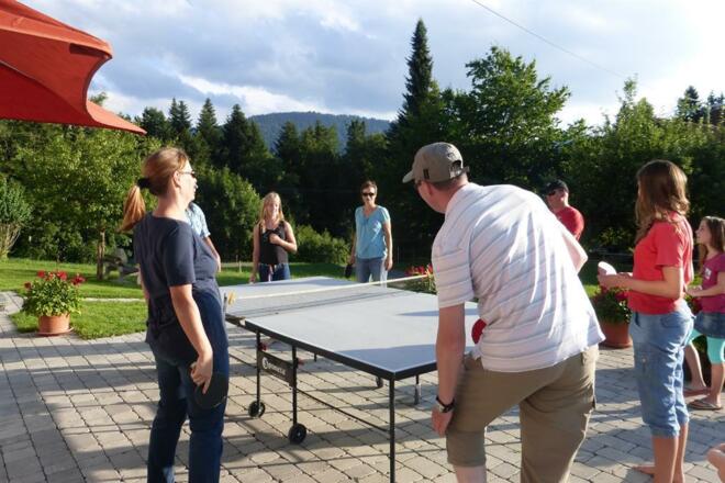 Spiel und Spaß beimTischtennisspielen