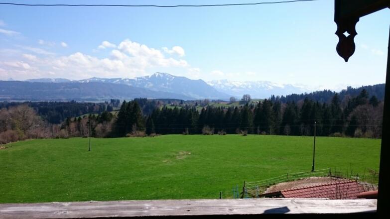 Aussicht vom Balkon