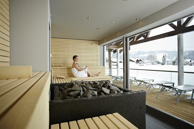 Sauna Bergfeuer im Haus am See