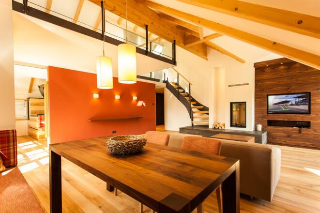 Chalet Rosenquarz - Wohn-/ Essbereich