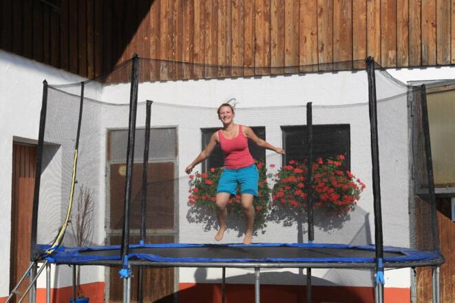 Unser Riesentrampolin