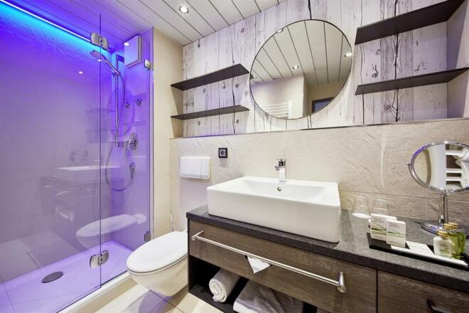 Badezimmer im Zimmer Falkenstein