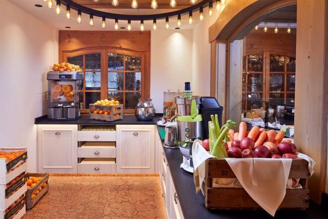 Saftpresse beim Frühstück im Hotel König Ludwig