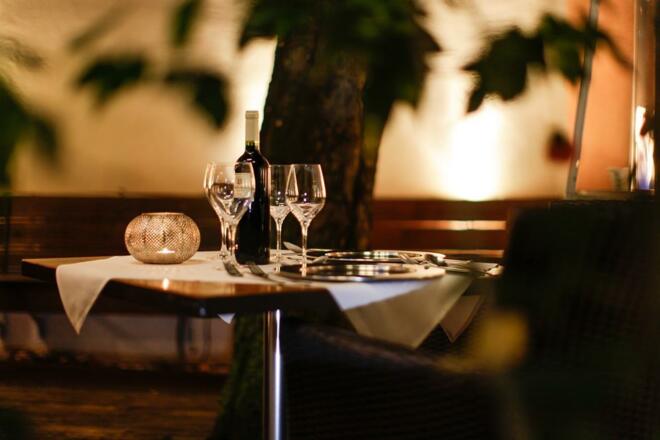 Hirschgarten am Abend