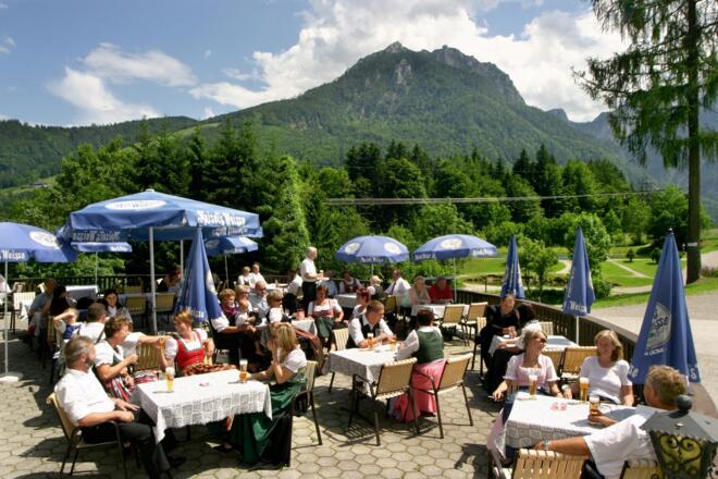 Terrasse vom Hotel Kleefeld
