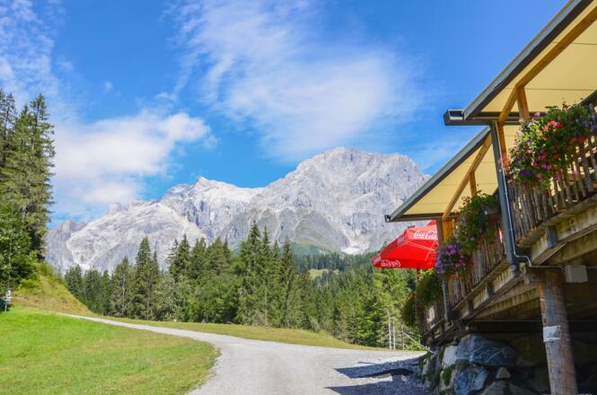 Blick zum Hochkönig