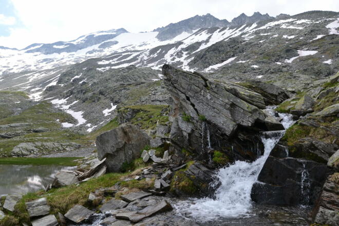 Blick zurück zum Keeskogel