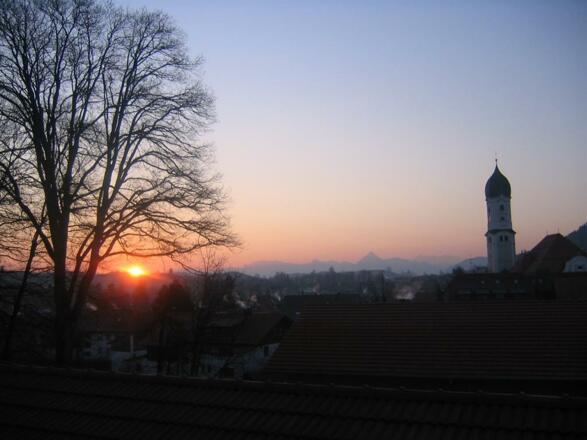 Abendstimmung in Nesselwang