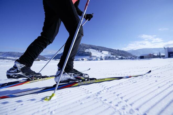 Atemberaubende Ski-Loipe direkt neben dem Hotel