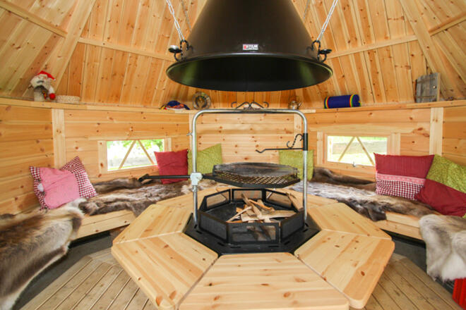 Unsere wunderschöne Grillhütte