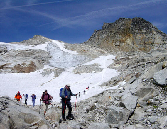 Wanderung am Gletscherrand