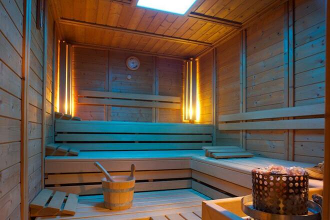 Sauna mit Lichthimmel