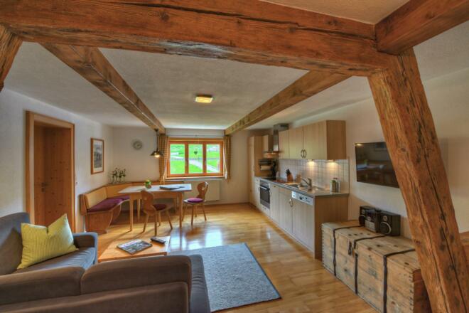 Wohnküche der Ferienwohnung &quot;Hasenstall&quot;