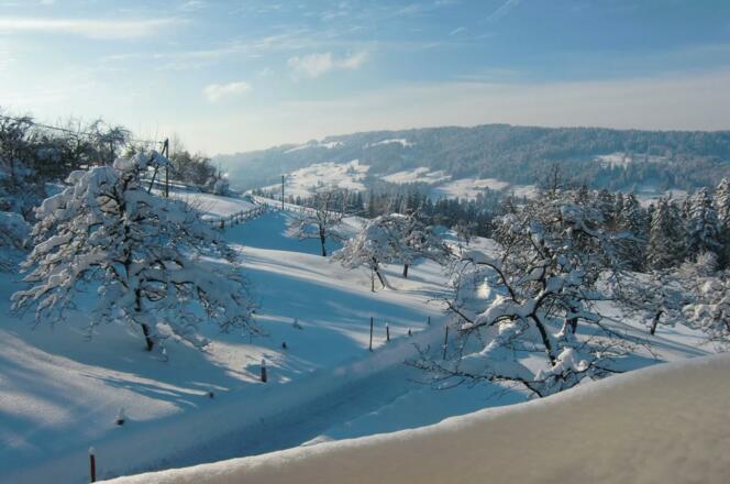 Aussicht von Balkon Wohnung 4