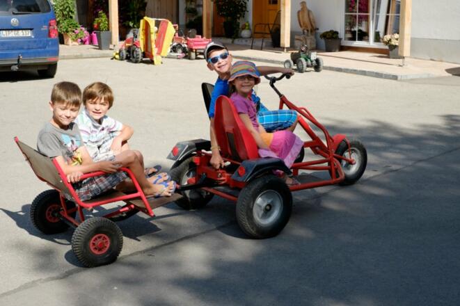 Unser Kinderfuhrpark kommt gut an!