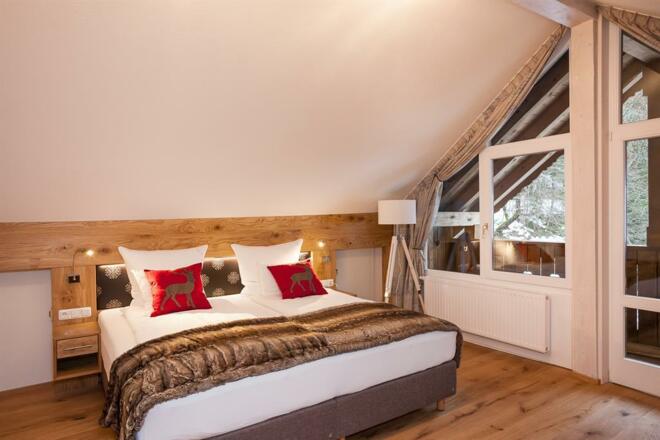 Gipfelsuite Schlafzimmer