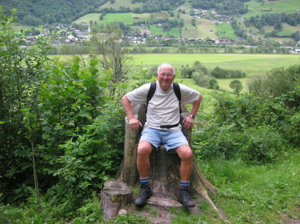 Gemütliche Rast am Smaragdwanderweg