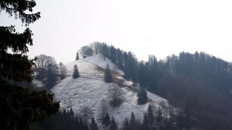 Schluchtausstieg ~945m nach Felsentor mit Blick Richtung Mollnerhütte