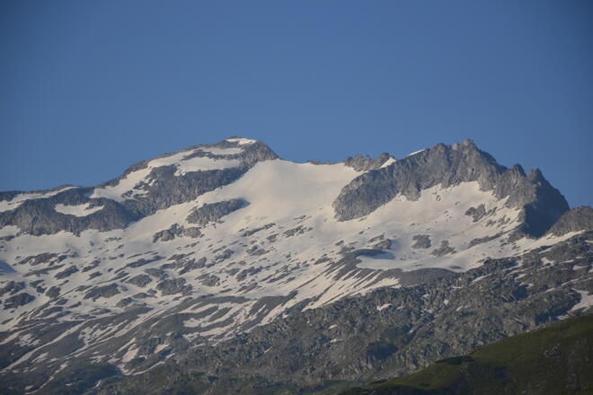 Keeskogel 2884m mit dem Gstößkees