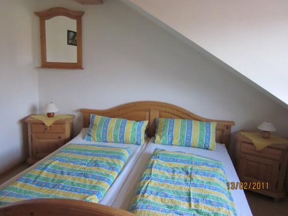 Ferienwohnung Gänseblümchen: Schlafzimmer