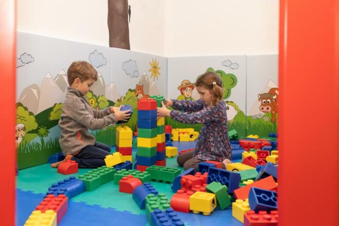 Legoecke im Erlebniszimmer