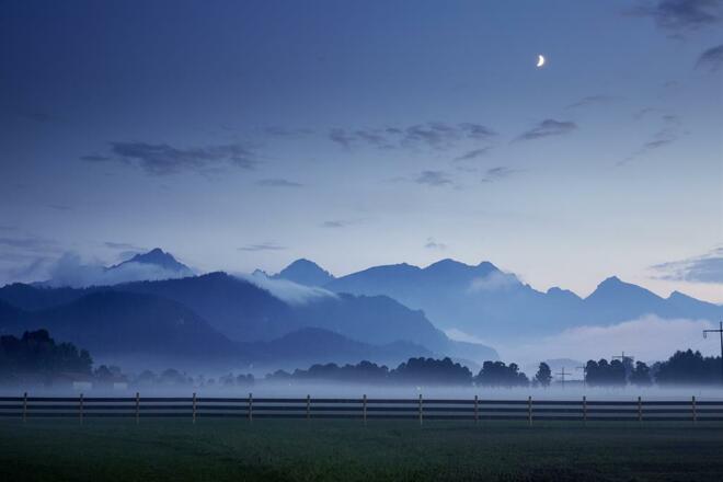 Abendstimmung im König Ludwig
