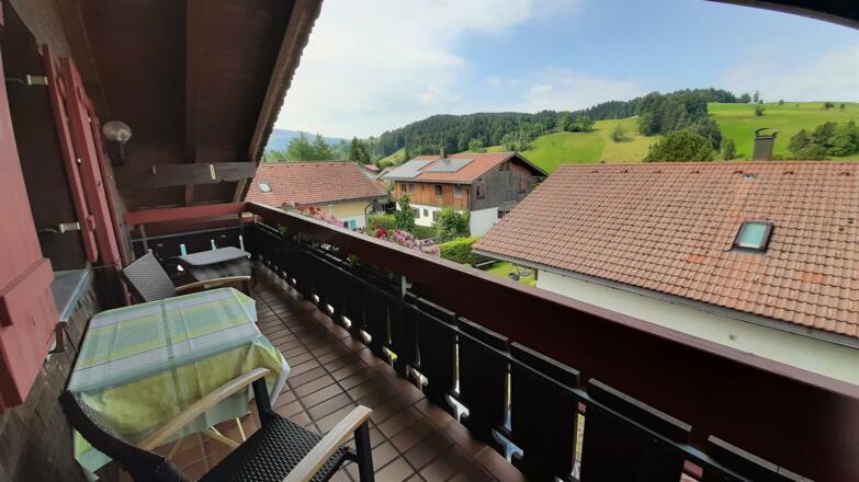 Balkon - Blick Südwest