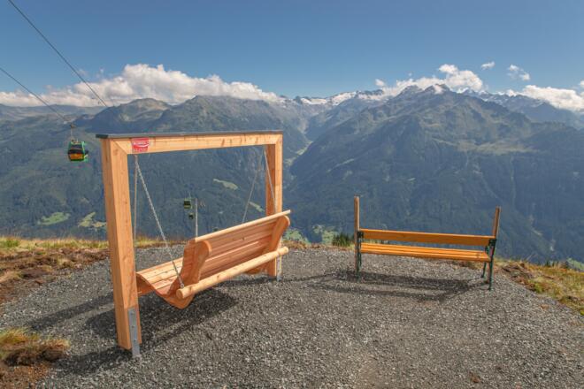 Wanderung Wildkogel Bergstation zur Mittelstation