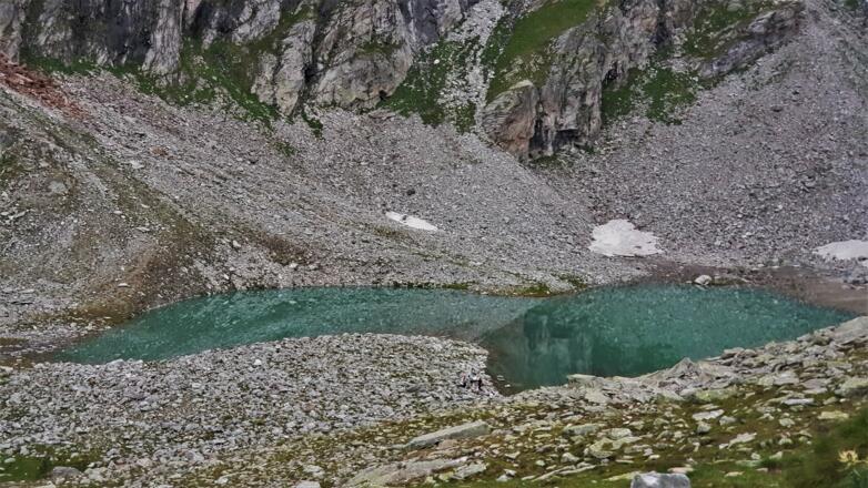 Gletschersee (Aufstieg Friesenbergscharte)