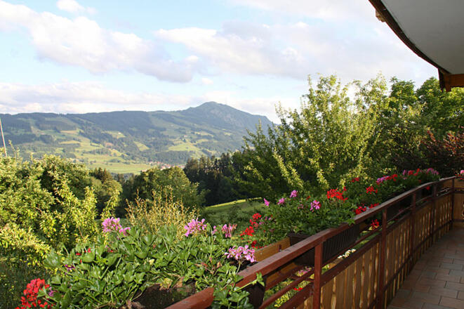 Blick vom Balkon Fewo Arnika