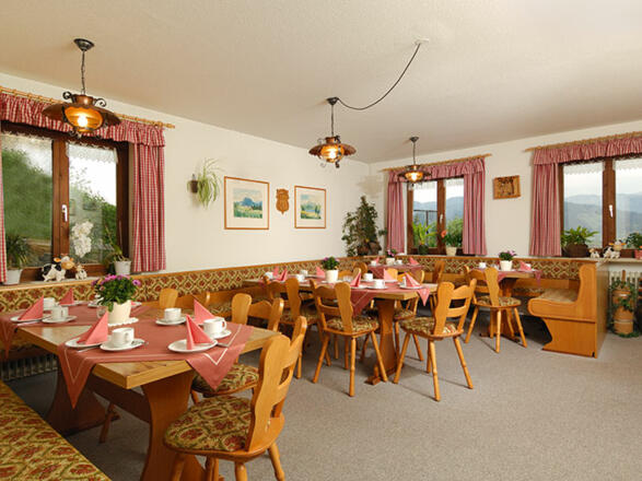 Unser gemütlicher Frühstücksraum