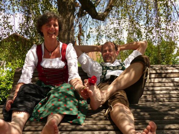 Herzlich Willkommen heißen Euch die Gastgeber Petra und Erwin