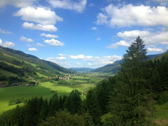 Blick vom Hündle nach Thalkirchdorf