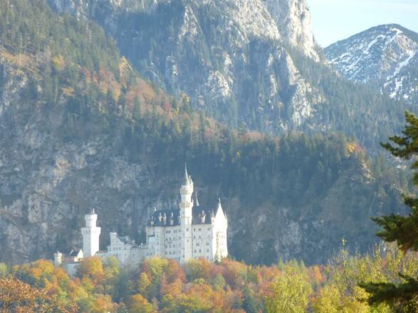 Aussicht von unseren Balkonen