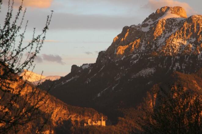 Stögerhof-was für ein Blick vom Südbalkon am Abend