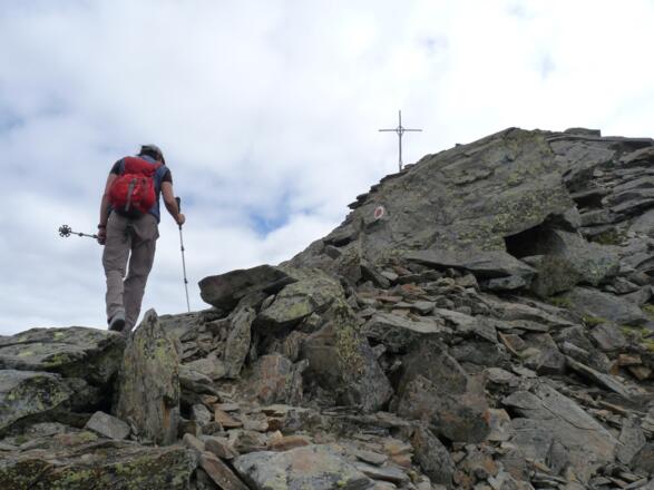 Am Ziel des Nördlichen Lehner Grieskogel, der nur wenig Besuch erhält.