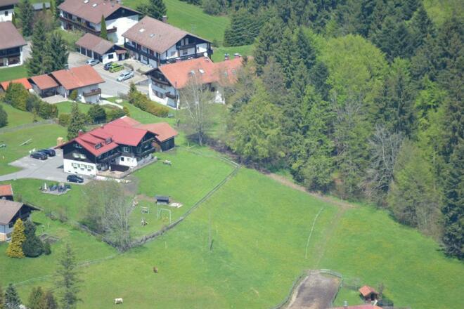 Haus vom Imbergipfel aus gesehen