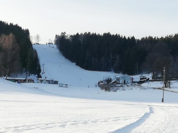 Loipeneinstieg Talstation Schilift