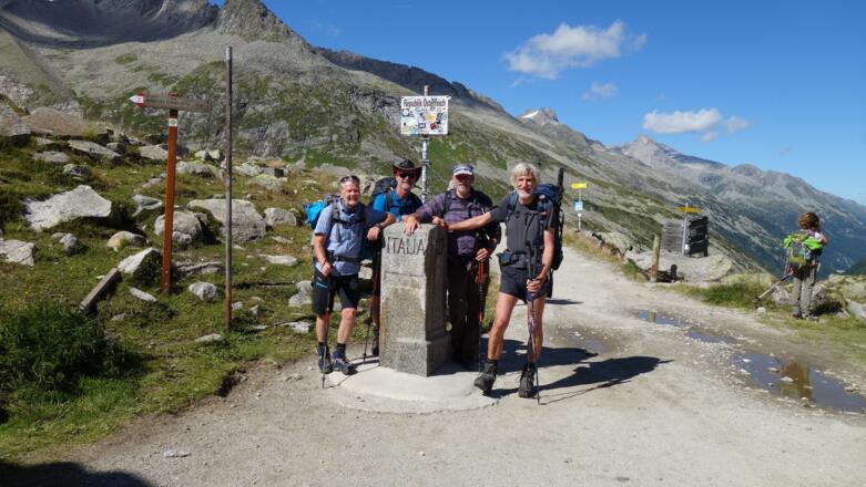 Grenzstein Österreich - Italien