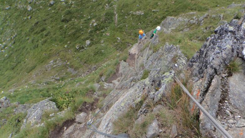 Die letzten Meter vor dem Ausstieg.