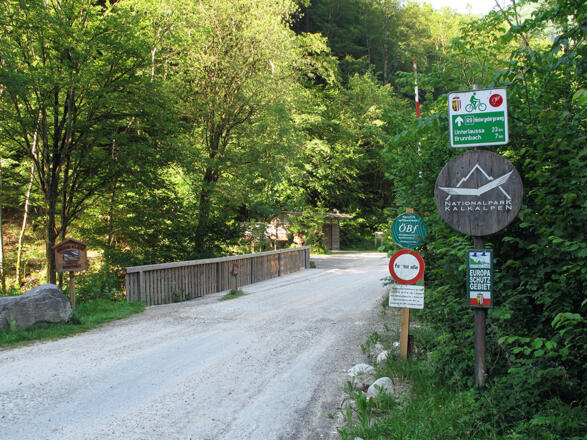 Brücke in Anzenbach, Reichraminger Hintergebirge