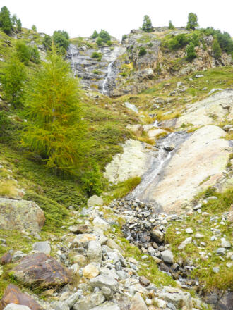 Wasserfall unweit Fiegels Gasthaus