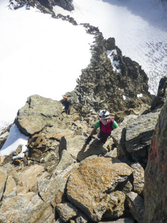 Kletterei am Zuckerhütl